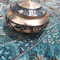 یک جفت قندان مسی. کار اصفهان.