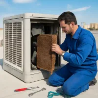 سرویس کولر آبی در محل تضمینی و باکیفیت