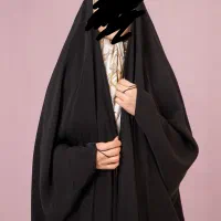 دو عدد چادر مشکی ساده و مدل جده در حد نو