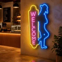نئون ولکام(welcome)