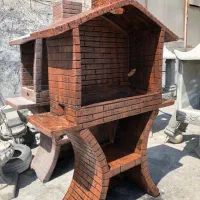 باربیکیو منقل میز نیمکت صندلی گلدان فلاورباکس بتنی