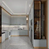 طراحی و اجرا کابینت کمد دیواری کناف