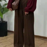 شلوار بگ مازراتی گرم بالا پوشاک امین کوچه سرسنگ