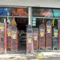 نردبان مهرنگار پله پهن خانگی و مخابراتی کشویی