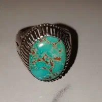 انگشتره نقره فیروزه اصل