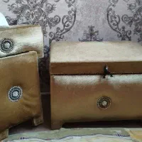 صندوقچه  و جا دستمالی ‌وسطل