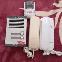 آیفون صوتی دو طبقه الکتروپیک  و منبع تغذیه