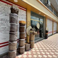سبد لباس حصیری در ۲ سایز