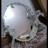 آینه شمعدون نو اب نقره