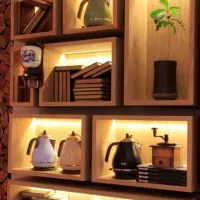 پارتیشن مغازه چوبی آهنی طراحی و اجرا