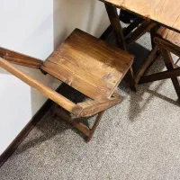 میز چوبی تاشو