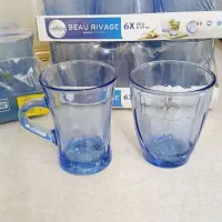 لیوان آبی پیچ دورالکس وظروف عسلی  فرانسه آکبند
