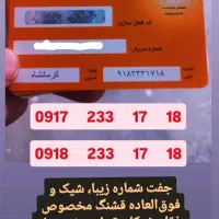 جفت شماره های زیبا