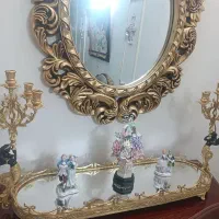 رانر برنزی و شمعدان لوکس