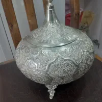ظرف دکوری نقره دست‌ساز کلکسیونی