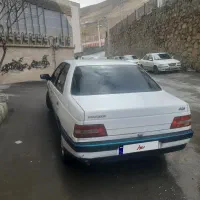 پژو 405 سفید فاابریک مدل 90