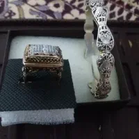 النگووانگشتره دست سازه قدیمی اشرافی