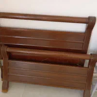 تخت خواب چوبی یکنفره