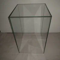 باکس شیشه ای با چسب uv