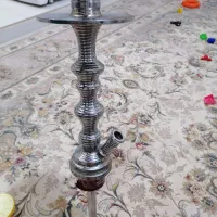 قلیان برنجی سنگین آبکرم استیل