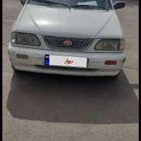 پراید سفید بی رنگ مدل ۸۶ دوگانه سوز شرکتی