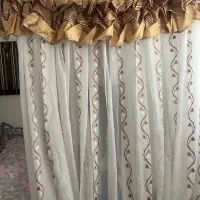 پرده حریر ترک و والان