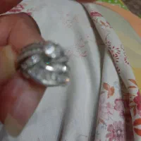 ۲عددانگشترویک زنجیرایتالیایی درحده نو