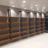 قفسه چوب و فلز