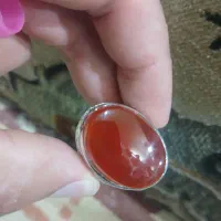 انگشتر عقیق نقره