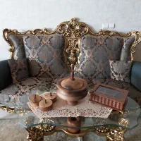 مبلمان استیل ۹ نفره با نهار خوری ۴ نفره