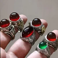 تعداد 5عدد انگشتر ممی سعادت