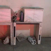 سنگ زیر روشویی به همراه باکس و آیینه