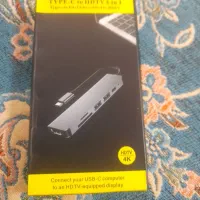 هاب و کارت خوان 5 پورت USB C نو و سالم