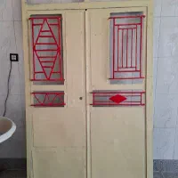 درب آهنی حیاط فوق سنگین  عرض ۱/۳۰ و ارتفاع ۲/۲۰