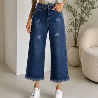 شلوار بگ کوتاه دخترونه