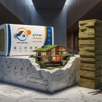 عایق پشم سنگ الاستومری برودت و حرارت کدHAM96