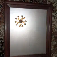 آینه باقاب چوبی