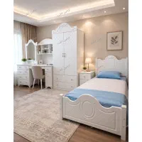 تخت خواب  + قابل سفارش به‌صورت سرویس کامل خواب