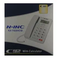 گوشی تلفن رومیزی مارک N.INC مدل KX-T8204
