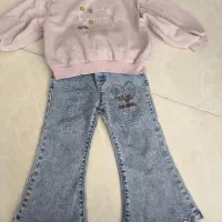 بلوز شلوار جین دخترانه بچگانه