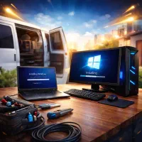 نصب ویندوز در محل