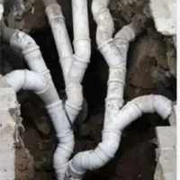 لوله کشی اب  فاظلاب شهری کامل وتیکه