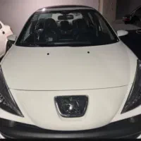 پژو  ۲۰۷i tu5  اتوماتیک پانا سفید سقف شیشه ای