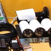 پک کامل دوربین مداربسته با هارد 500GB/لوازم جانبی