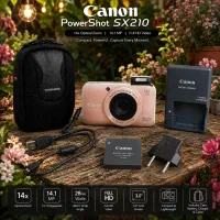 دوربین Canon PowerShot SX210 IS +کیف و لوازم کامل