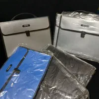 6 عدد کیف کلاسوری و بایگانی پاپکو و 3 بسته کاغذ A4
