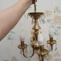 لوستر ۴ شاخه طلایی