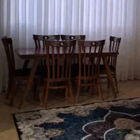 میز نهار خوری 6نفره