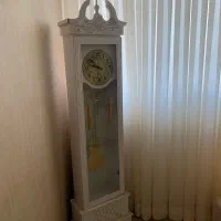 ساعت ایستاده grand سفید طلایی