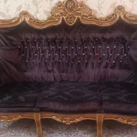 مبل 9 نفره چوب راش با 3 عدد میز